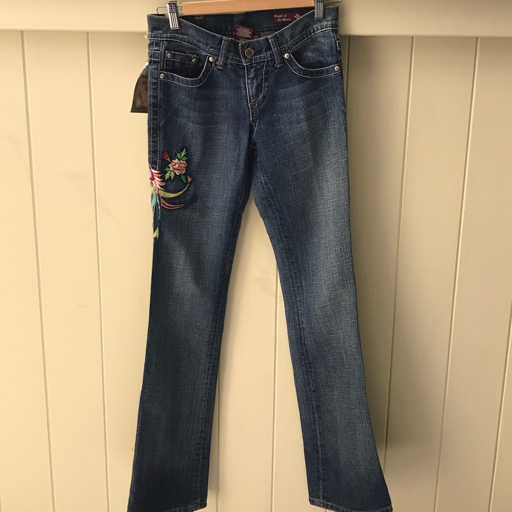 People of the World / embroidered denim